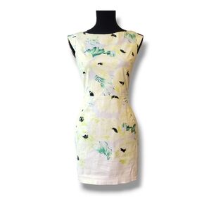 FCUK Fitted Summer Mini Dress Tropical Theme